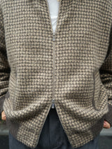 MEIAS WOOL JQ HARRINGTON KNIT JK ウールジャガードハリントンジャケット 通販 ブラウン
着用イメージ