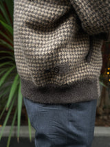 MEIAS WOOL JQ HARRINGTON KNIT JK ウールジャガードハリントンジャケット 通販 ブラウン
着用イメージ