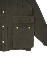MEIAS BOA LINING KNIT JACKET　メイアス ボアライニングニットジャケット 通販 カーキ