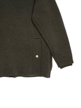 MEIAS BOA LINING KNIT JACKET　メイアス ボアライニングニットジャケット 通販 カーキ