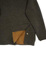 MEIAS BOA LINING KNIT JACKET　メイアス ボアライニングニットジャケット 通販 カーキ