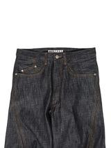 NVRFRGT (ネヴァーフォーゲット)"3D TWISTED WIDE LEG JEANS"
RAW INDIGO
通販