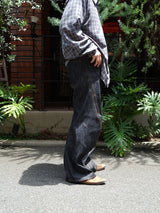 NVRFRGT (ネヴァーフォーゲット)"3D TWISTED WIDE LEG JEANS"
RAW INDIGO
通販
着用イメージ