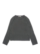 NVRFRGT ネヴァーフォーゲット PANNELD LONG SLEEVE V-NECK T-SHIRT パネルロングスリーブVネックTシャツ 通販 チャコール