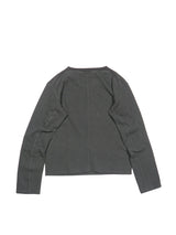 NVRFRGT ネヴァーフォーゲット PANNELD LONG SLEEVE V-NECK T-SHIRT パネルロングスリーブVネックTシャツ 通販 チャコール