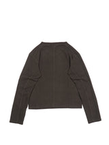 NVRFRGT ネヴァーフォーゲット PANNELD LONG SLEEVE V-NECK T-SHIRT パネルロングスリーブVネックTシャツ 通販 ブラウン