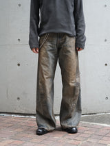 NVRFRGT (ネヴァーフォーゲット)"3D TWISTED WIDE LEG JEANS"MUD FADED INDIGO
通販
着用イメージ