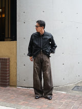 NVRFRGT (ネヴァーフォーゲット)"3D TWISTED WIDE LEG JEANS"MUD FADED BLACK
通販
着用イメージ