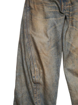 NVRFRGT (ネヴァーフォーゲット)"3D TWISTED WIDE LEG JEANS"MUD FADED INDIGO
通販