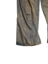 NVRFRGT (ネヴァーフォーゲット)"3D TWISTED WIDE LEG JEANS"MUD FADED INDIGO
通販