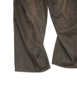 NVRFRGT (ネヴァーフォーゲット)"3D TWISTED WIDE LEG JEANS"MUD FADED BLACK
通販