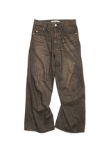 NVRFRGT (ネヴァーフォーゲット)"3D TWISTED WIDE LEG JEANS"MUD FADED BLACK
通販