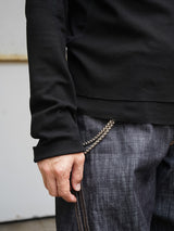 NVRFRGT DOUBLE LAYERED LONG SLEEVE T SHIRT ダブルレイヤードロングスリーブTシャツ 通販 ブラック
着用イメージ