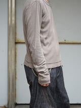 NVRFRGT DOUBLE LAYERED LONG SLEEVE T SHIRT ダブルレイヤードロングスリーブTシャツ 通販 クレイ
着用イメージ