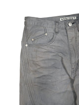 NVRFRGT 3D TWISTED WIDE LEG JEANS ネヴァーフォーゲット 3Dツイストワイドレッグジーンズ 通販 ライトグレー