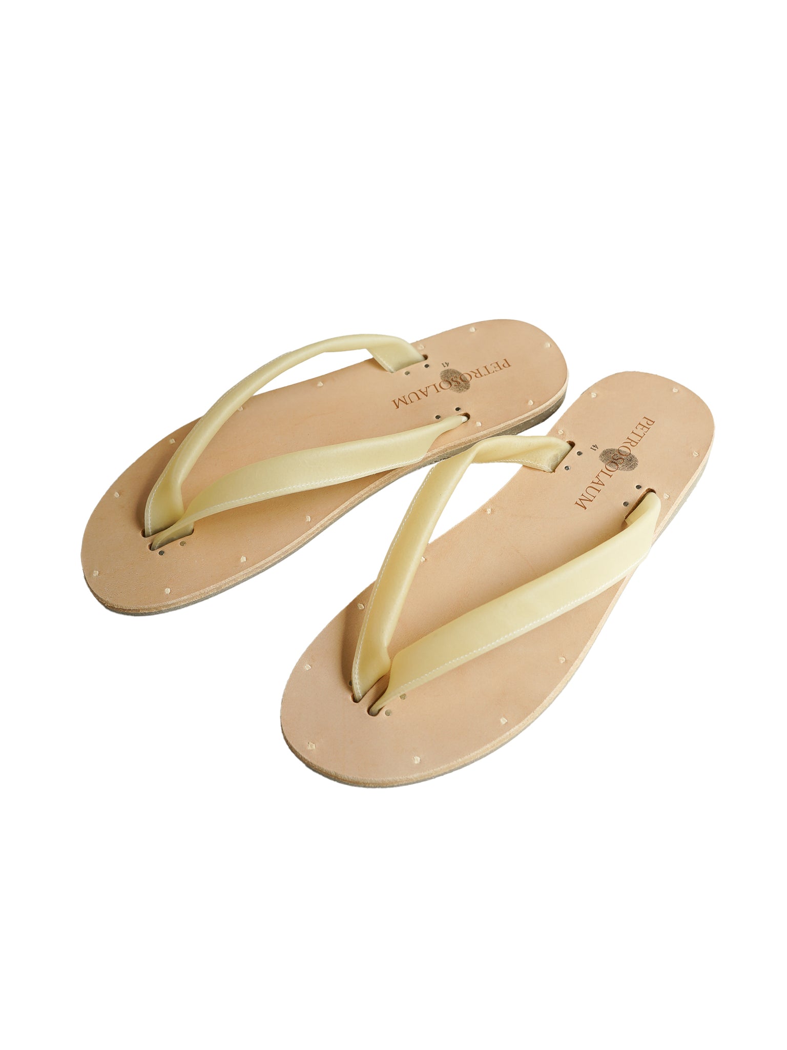 PETROSOLAUM "b-sandals(transparent cow)"
