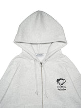 POET MEETS DUBWISE "L.M.A.R OVERSIZED ZIP HOODIE" 通販 ASH GRAY
