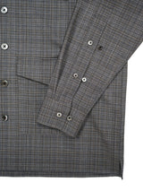 Rich I Box Opencollar Shirt Jacket リッチアイ ボックスオープンカラーシャツジャケット 通販 グレーチェック