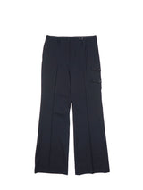 Rich I  Wide Flare Trousers　ワイドフレアトラウザーズ 通販 ネイビー