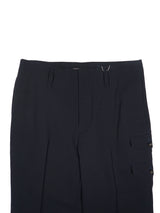 Rich I  Wide Flare Trousers　ワイドフレアトラウザーズ 通販 ネイビー