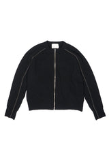 SimplyComplicated シンプリーコンプリケイテッド TRACK CREW DRIVERS KNIT　トラッククルードライバーズニット 通販 ブラック