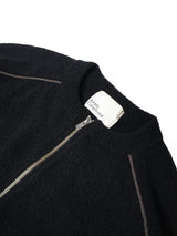 SimplyComplicated シンプリーコンプリケイテッド TRACK CREW DRIVERS KNIT　トラッククルードライバーズニット 通販 ブラック