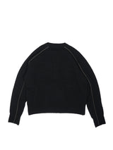 SimplyComplicated シンプリーコンプリケイテッド TRACK CREW DRIVERS KNIT　トラッククルードライバーズニット 通販 ブラック