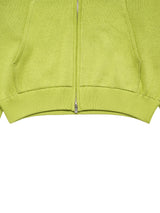 SimplyComplicated シンプリーコンプリーケーテッド KNITTED ZIP HOODIE ニッテッドジップフーディー 通販 グリーンティー