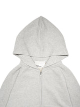 SimplyComplicated シンプリーコンプリーケーテッド KNITTED ZIP HOODIE ニッテッドジップフーディー 通販 ヘザー