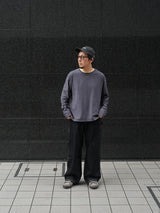 SimplyComplicated SLAB L/S TEE スラブロングスリーブTee 通販 チャコール
着用イメージ