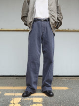 SimplyComplicated BF GARMENT DYED SELVEDGE JEAN ボーイブレンドガーメントダイセルヴィッチジーンズ 通販 パープル 着用画像