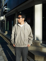 TOZAOU トザオウ "Corduroy Smock" コーデュロイスモック Greige 通販 着用イメージ