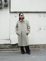 YDOT POINT COAT ワイドット ポイントコート 通販 ベージュ 着用イメージ