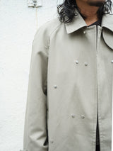 YDOT POINT COAT ワイドット ポイントコート 通販 ベージュ 着用イメージ