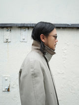 YDOT POINT COAT ワイドット ポイントコート 通販 ベージュ 着用イメージ
