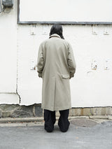 YDOT POINT COAT ワイドット ポイントコート 通販 ベージュ 着用イメージ