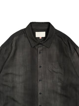 YOKO SAKAMOTO ヨーコサカモト REGULAR COLLAR SHIRT レギュラーカラーシャツ 通販 チャコールグレー グレー