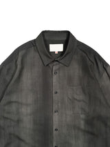 YOKO SAKAMOTO ヨーコサカモト REGULAR COLLAR SHIRT レギュラーカラーシャツ 通販 チャコールグレー グレー