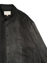 YOKO SAKAMOTO ヨーコサカモト REGULAR COLLAR SHIRT レギュラーカラーシャツ 通販 チャコールグレー グレー