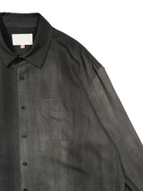 YOKO SAKAMOTO ヨーコサカモト REGULAR COLLAR SHIRT レギュラーカラーシャツ 通販 チャコールグレー グレー