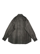 YOKO SAKAMOTO ヨーコサカモト REGULAR COLLAR SHIRT レギュラーカラーシャツ 通販 チャコールグレー グレー