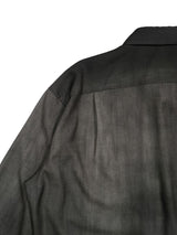 YOKO SAKAMOTO ヨーコサカモト REGULAR COLLAR SHIRT レギュラーカラーシャツ 通販 チャコールグレー グレー