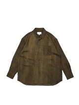 YOKO SAKAMOTO ヨーコサカモト REGULAR COLLAR SHIRT レギュラーカラーシャツ 通販 オリーブベージュ