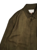 YOKO SAKAMOTO ヨーコサカモト REGULAR COLLAR SHIRT レギュラーカラーシャツ 通販 オリーブベージュ