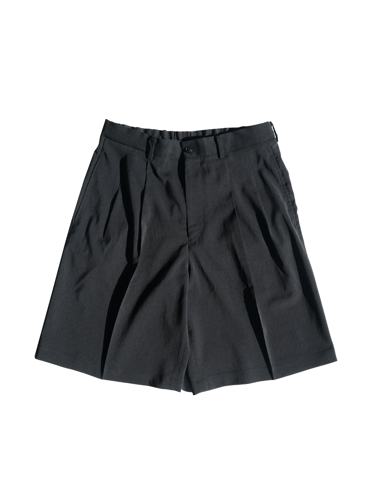 アコYOKO SAKAMOTO DOUBLE PLEATED YOKO SAKAMOTO DOUBLE PLEATED TROUSERS - BLACK - PURAS