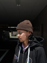 YOKO SAKAMOTO KNIT BIG WATCH CAP (WASHABLE WOOL) ニットビッグワッチキャップ 通販 ブラウン
着用イメージ