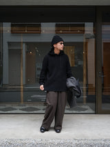 YOKO SAKAMOTO HOODIE ヨーコサカモト フーディー 通販 ブラック 着用イメージ