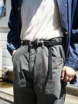 YOKO SAKAMOTO (ヨーコサカモト)"STANDARD BELT SLIM" BLACK
通販
着用イメージ