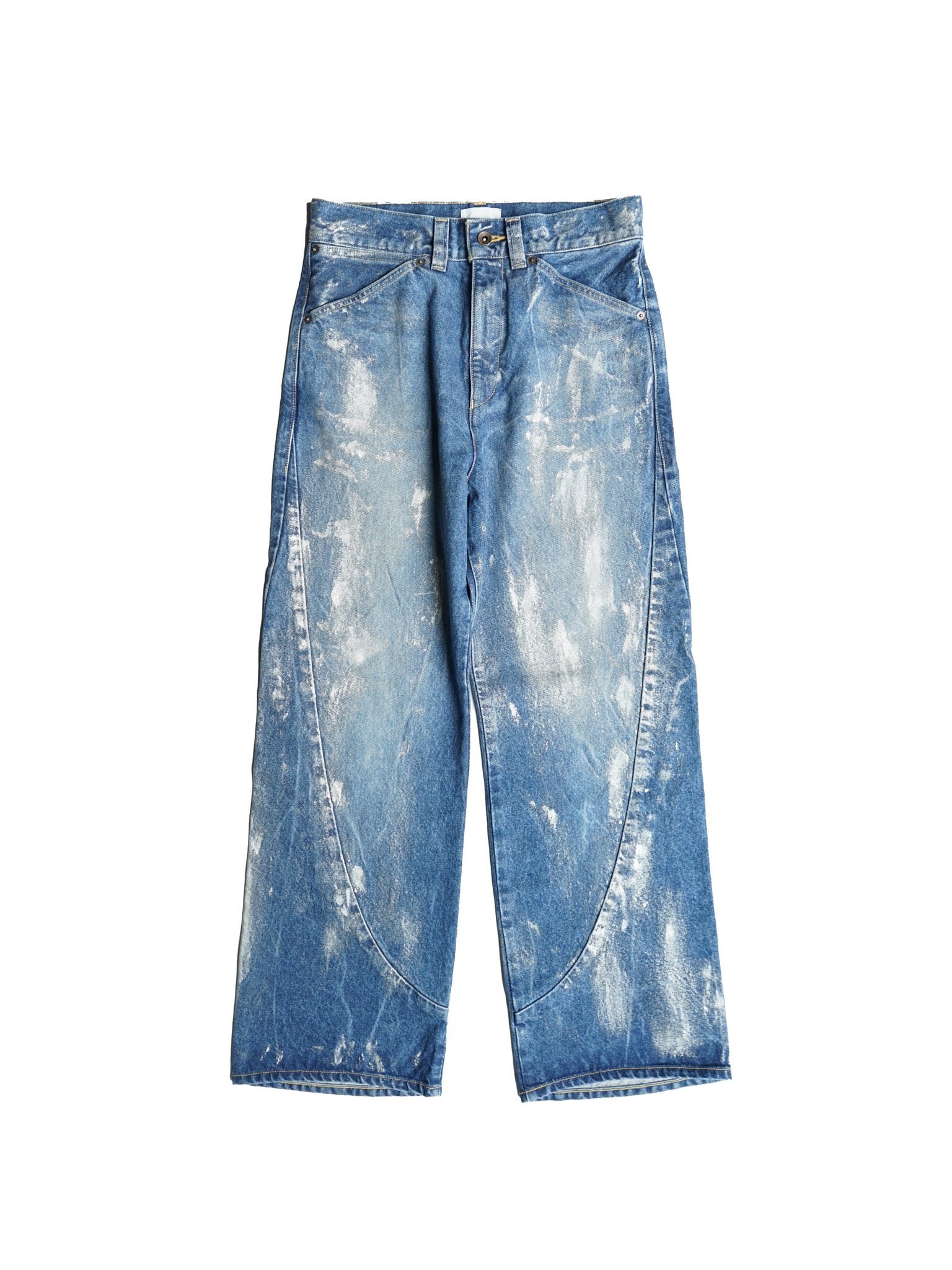 encode "Prototype 3D jeans - SILVER PAINTING
