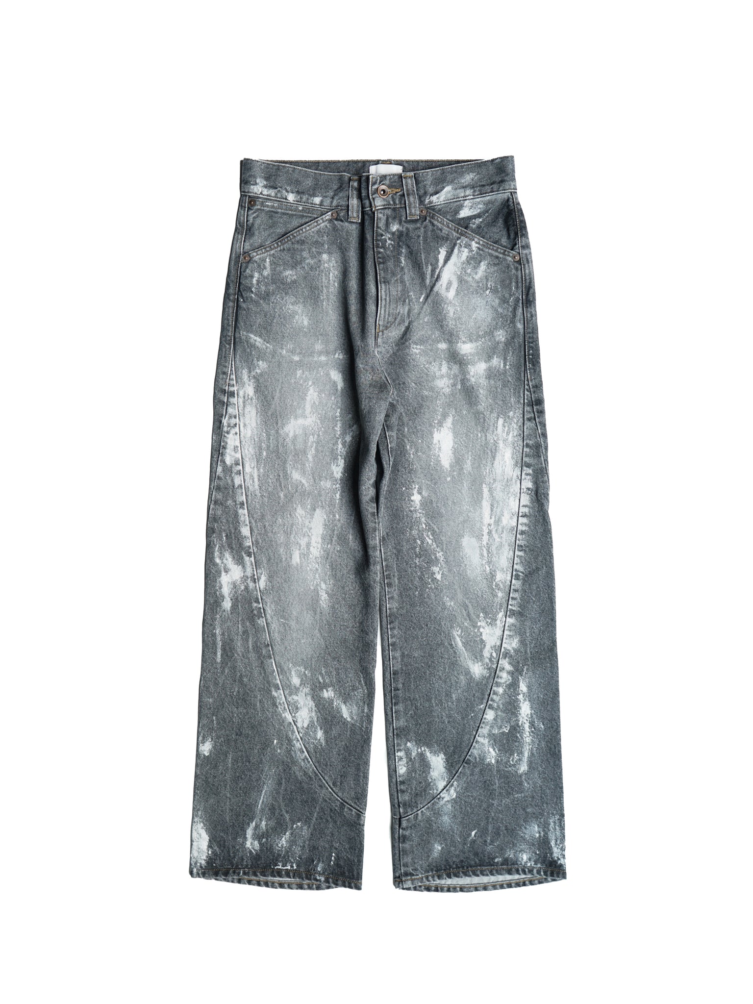 encode "Prototype 3D jeans - SILVER PAINTING